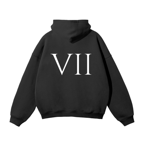 7 LEAF CO. [HOODIE: BLACK]